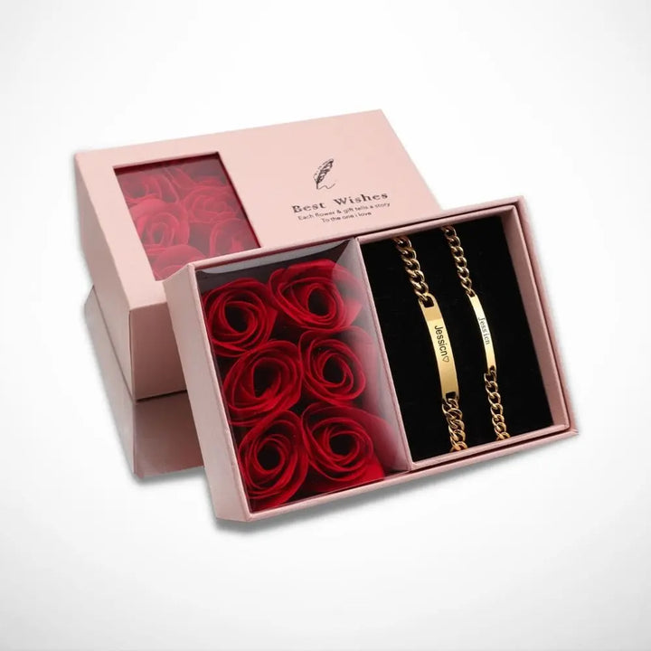 Bracelet Couple (Personnalisable) Bracelet Couple Quai Des Amours