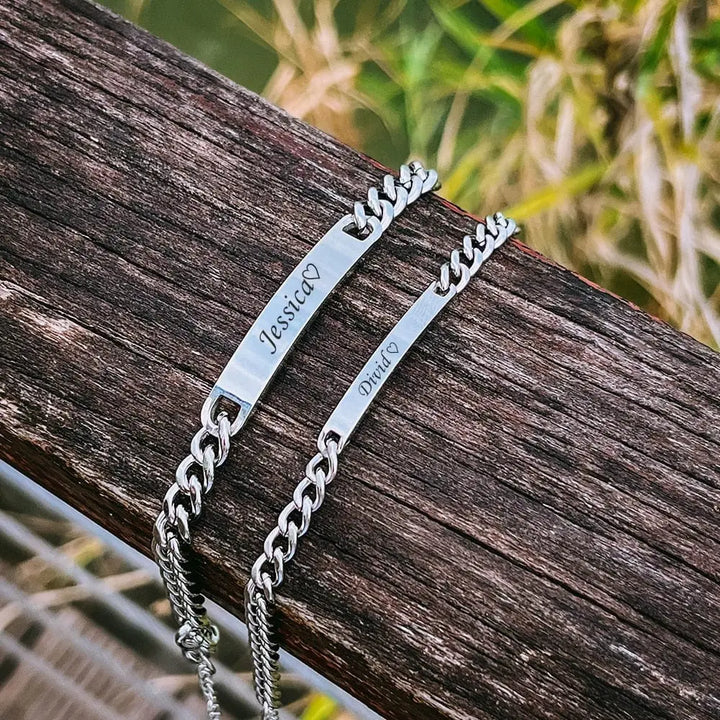 Bracelet Couple (Personnalisable) Bracelet Couple Quai Des Amours