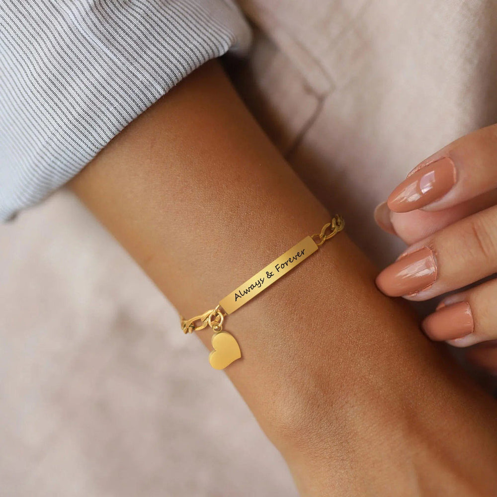Bracelet Couple Personnalisé Gravure
