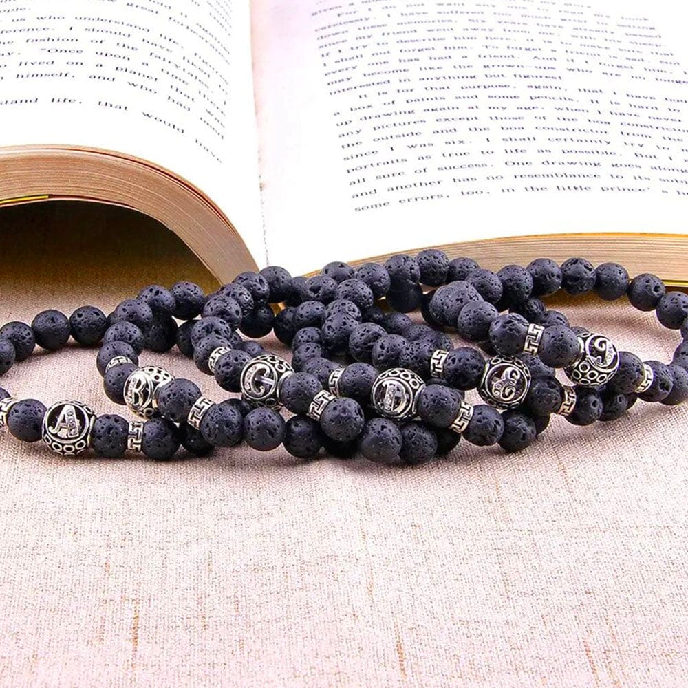 Bracelet Couple Pierre de Lave