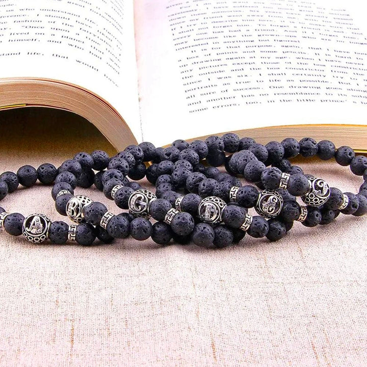 Bracelet Couple Pierre de Lave