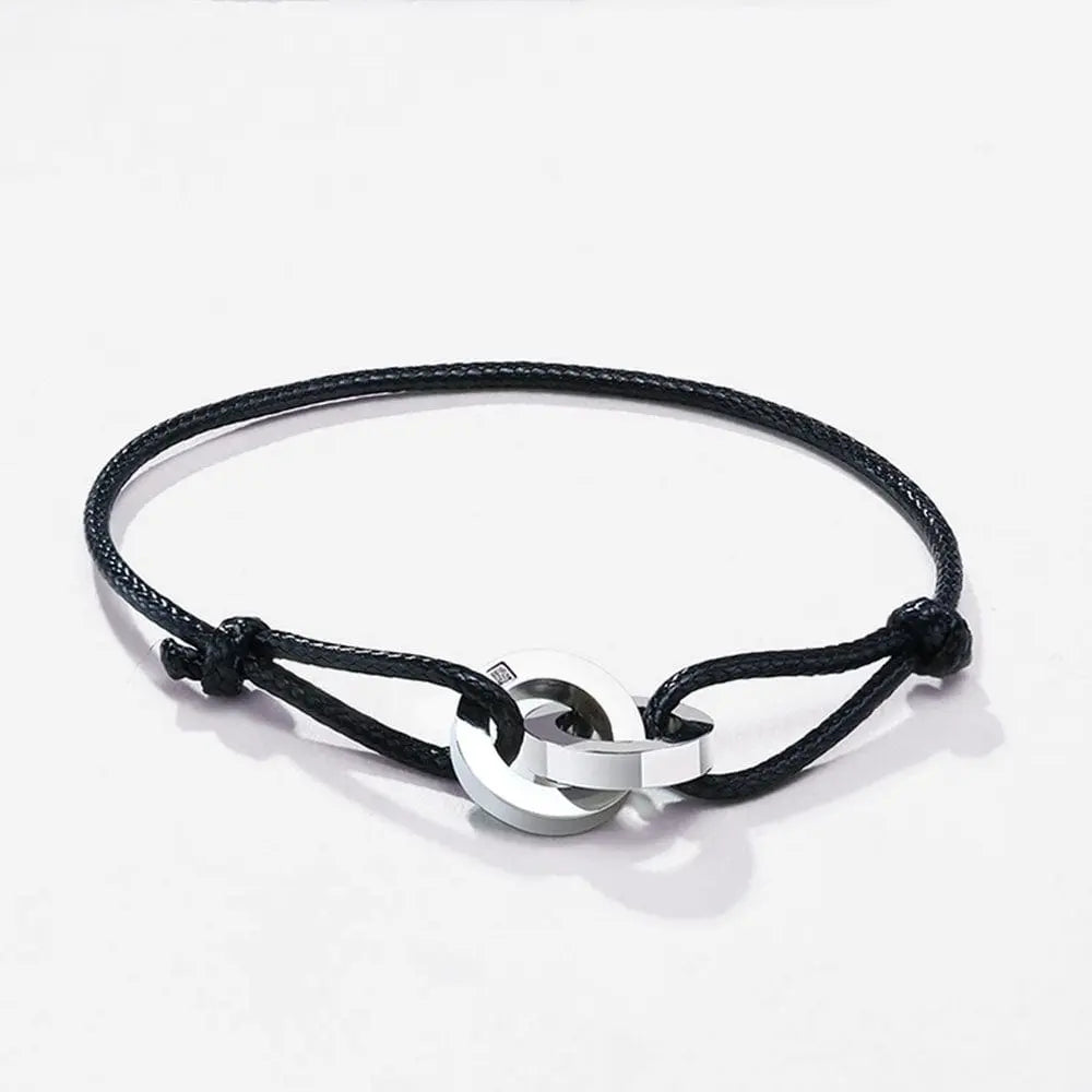 Bracelet Couple Prénom Argent