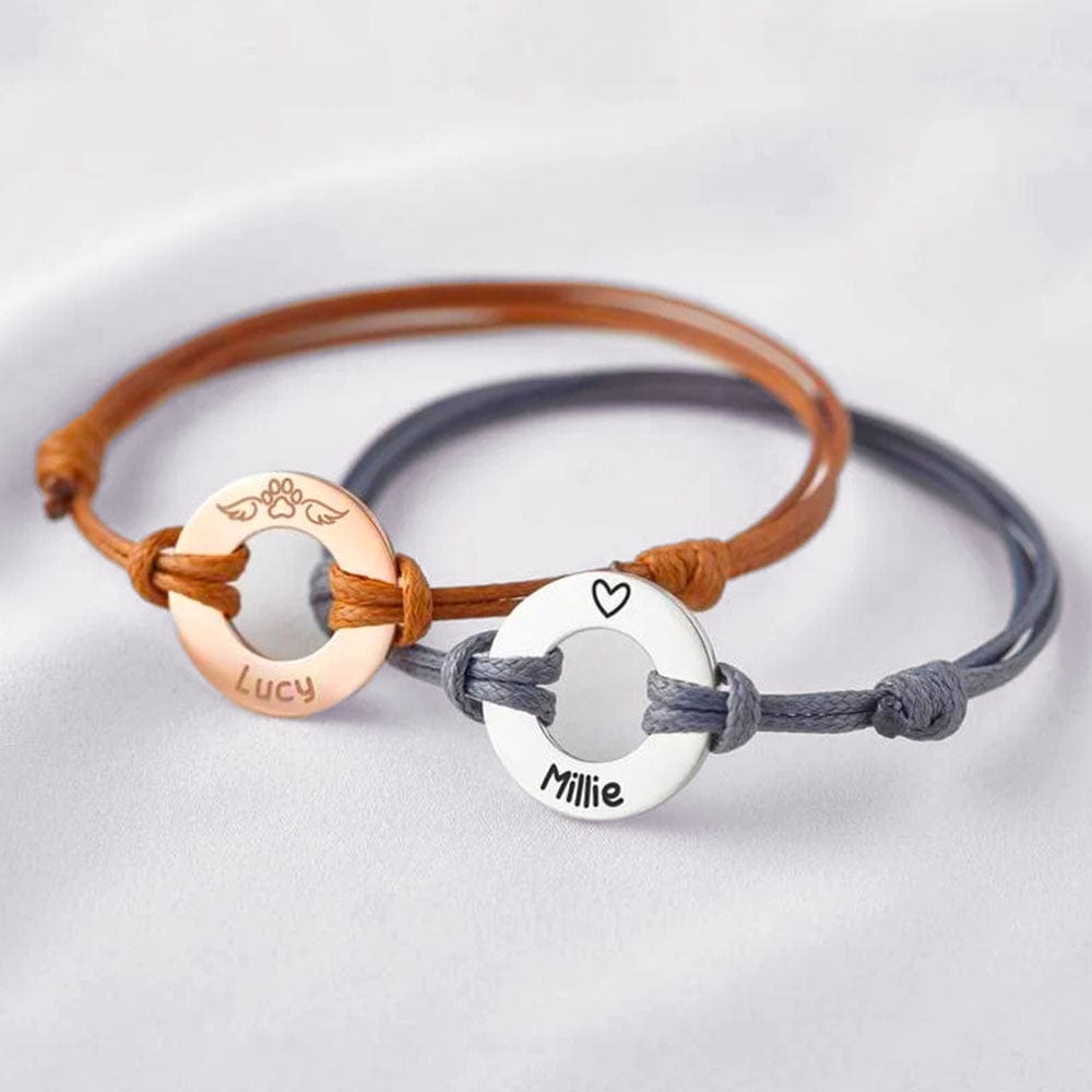 Bracelet Couple Cuir Personnalisable
