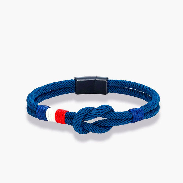 Bracelet d'Amitié Homme Homme Bleu Marine / 19cm