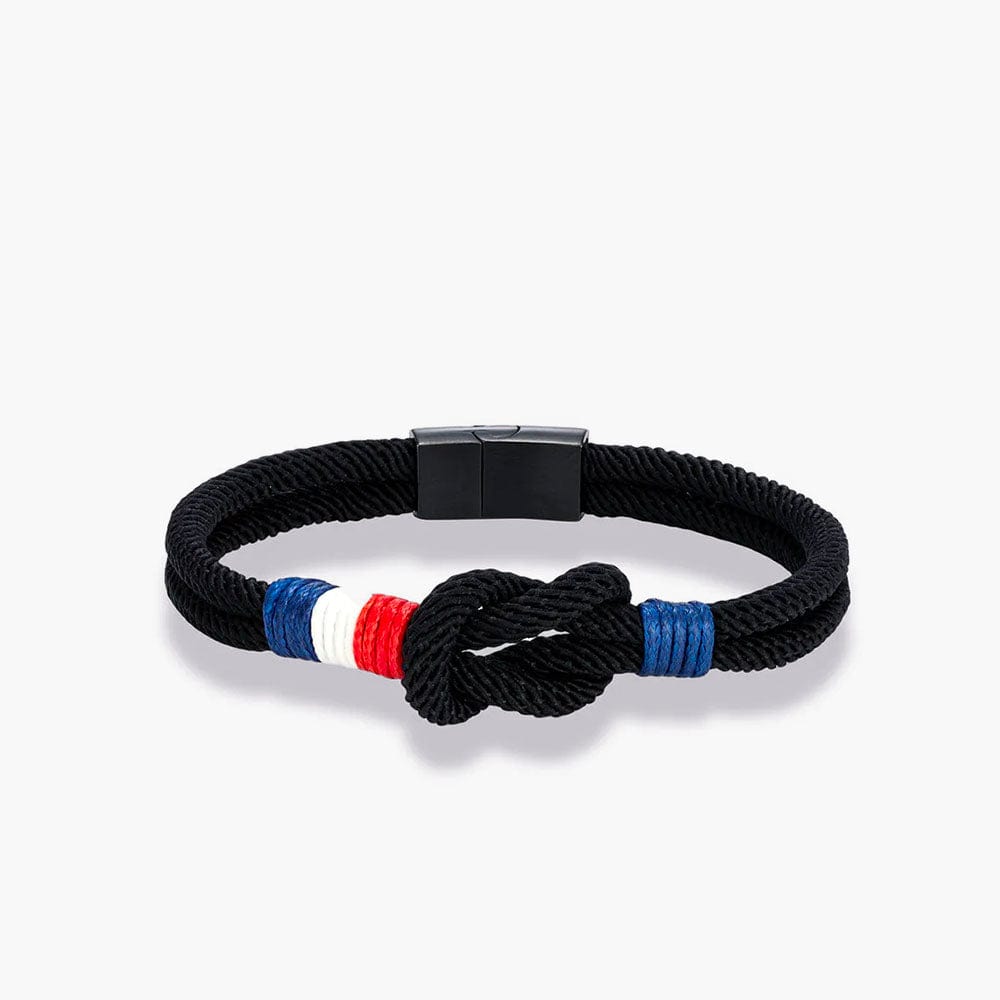 Bracelet d'Amitié Homme Homme Noir / 19cm
