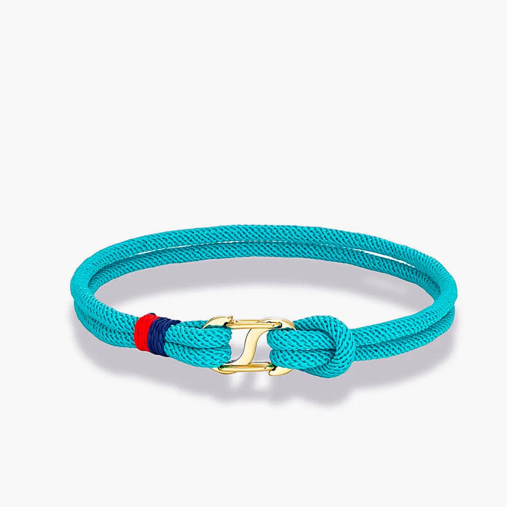 Bracelet d'Amitié Pour 2 Homme Femme Bleu Ciel / 18cm