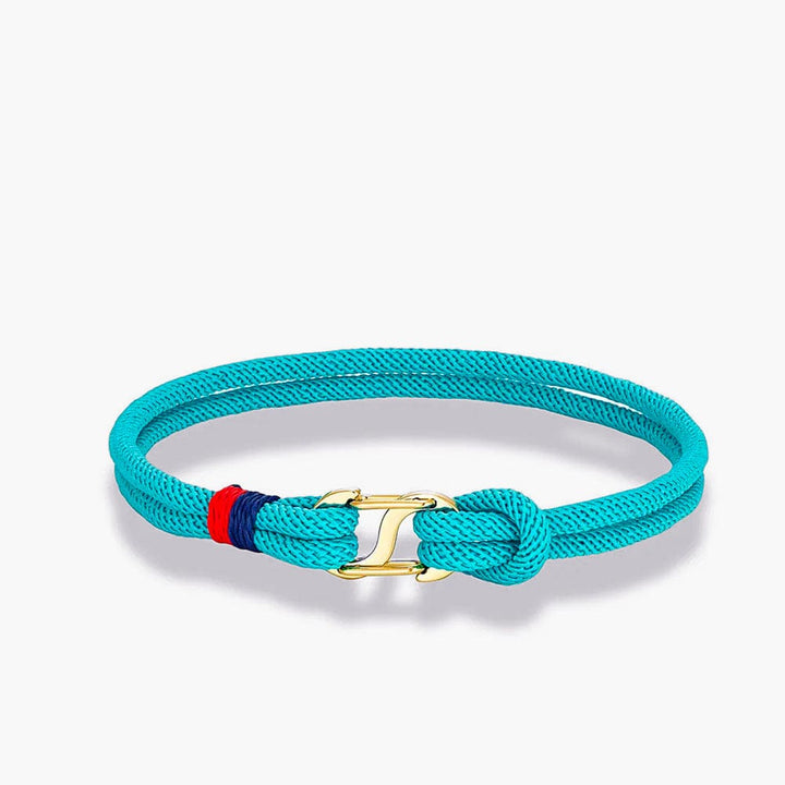 Bracelet d'Amitié Pour 2 Homme Femme Bleu Ciel / 18cm