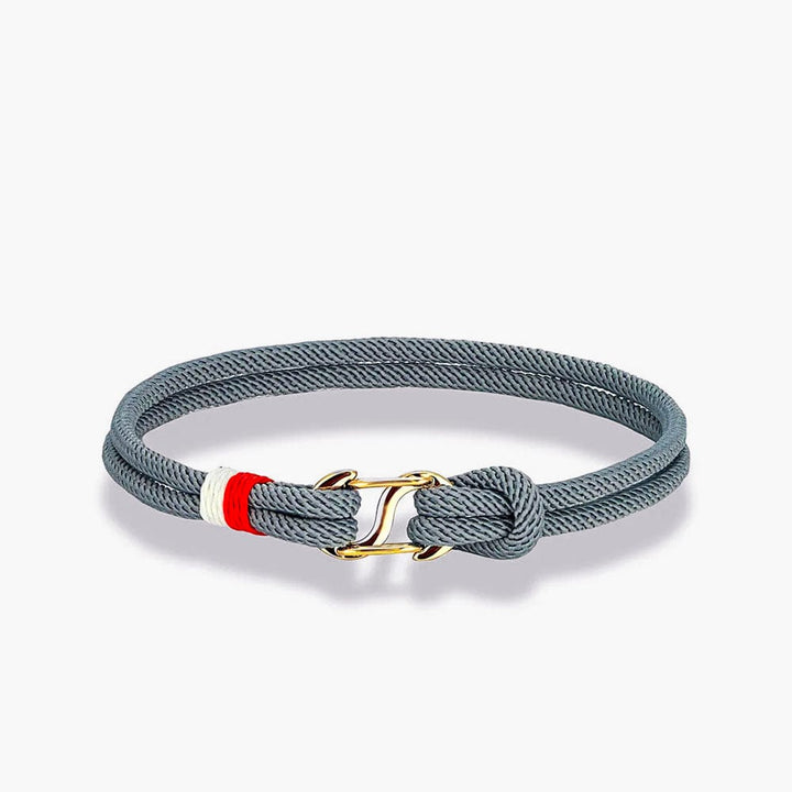 Bracelet d'Amitié Pour 2 Homme Femme Gris / 18cm