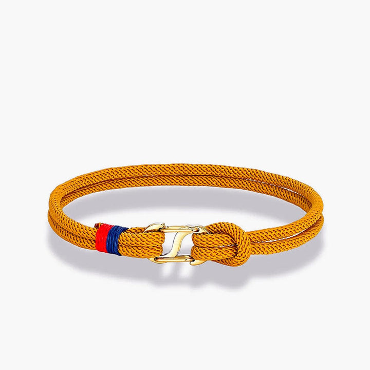 Bracelet d'Amitié Pour 2 Homme Femme Jaune / 18cm