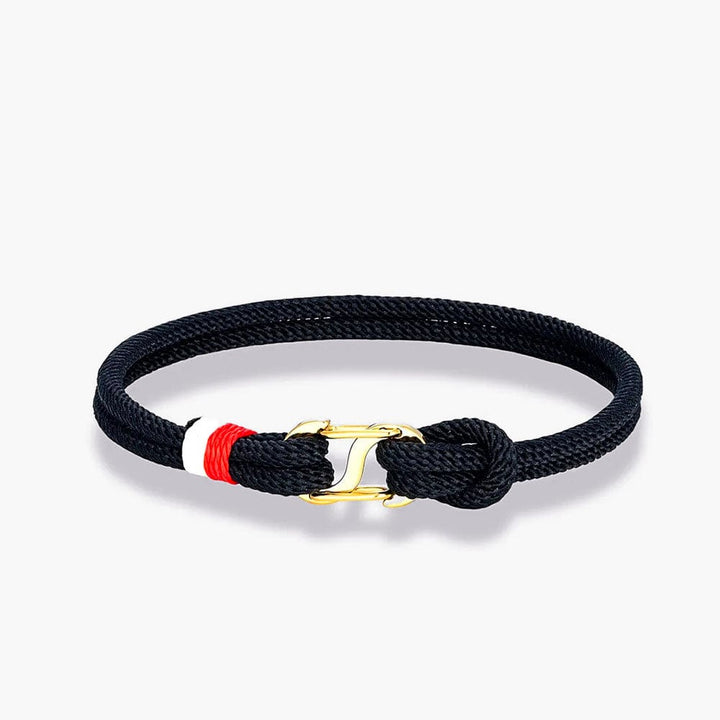 Bracelet d'Amitié Pour 2 Homme Femme Noir / 18cm