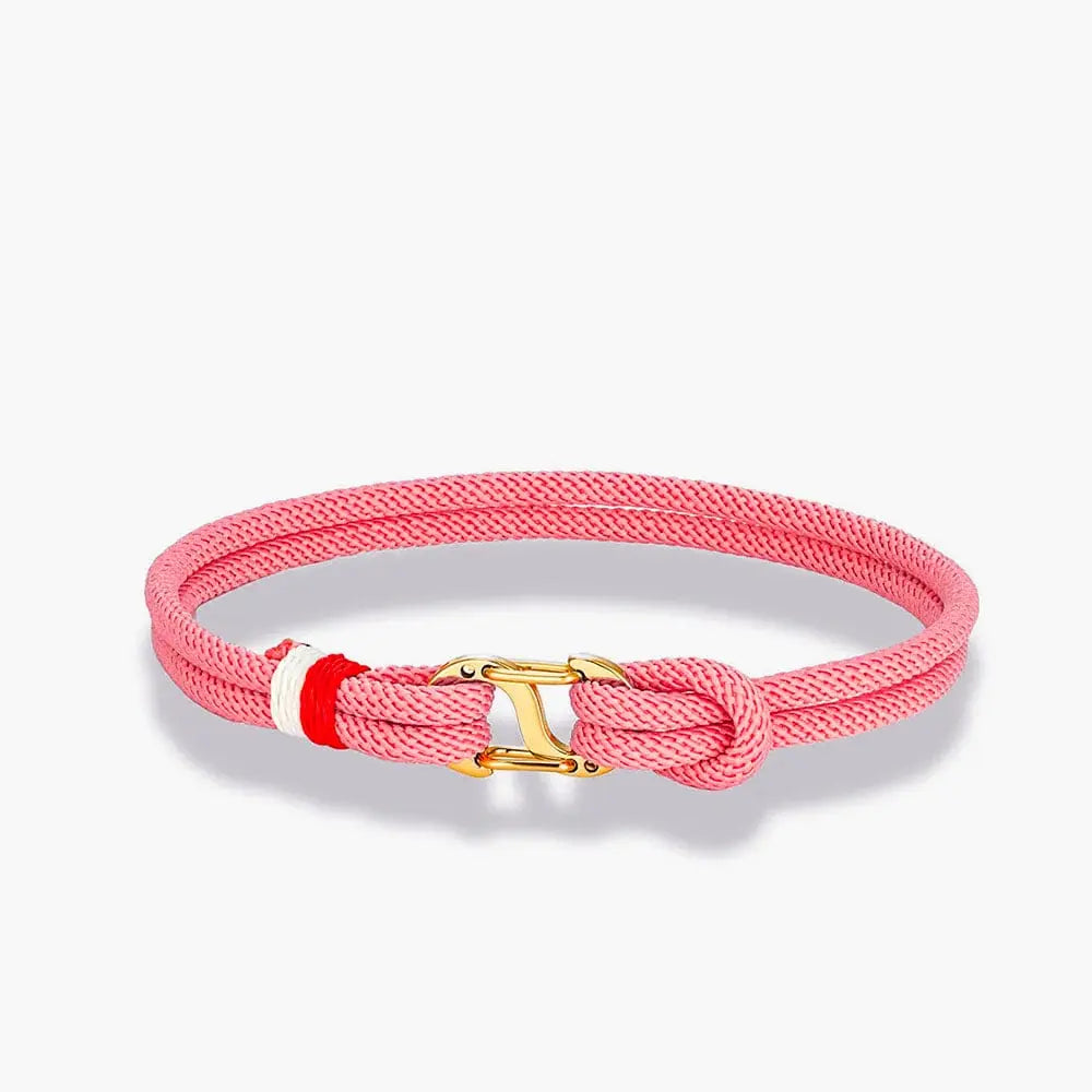 Bracelet d'Amitié Pour 2 Homme Femme Rose / 18cm