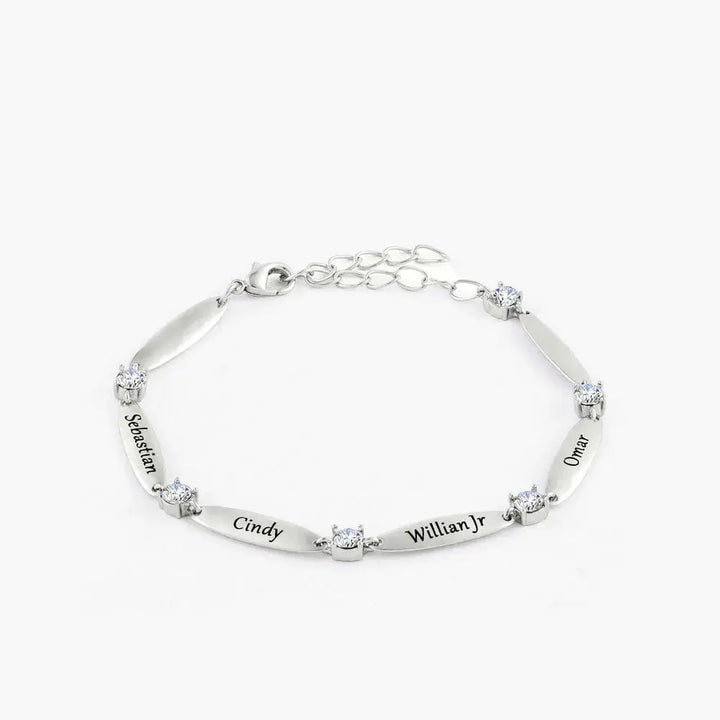 Bracelet d'Amitié Pour 6 Argent