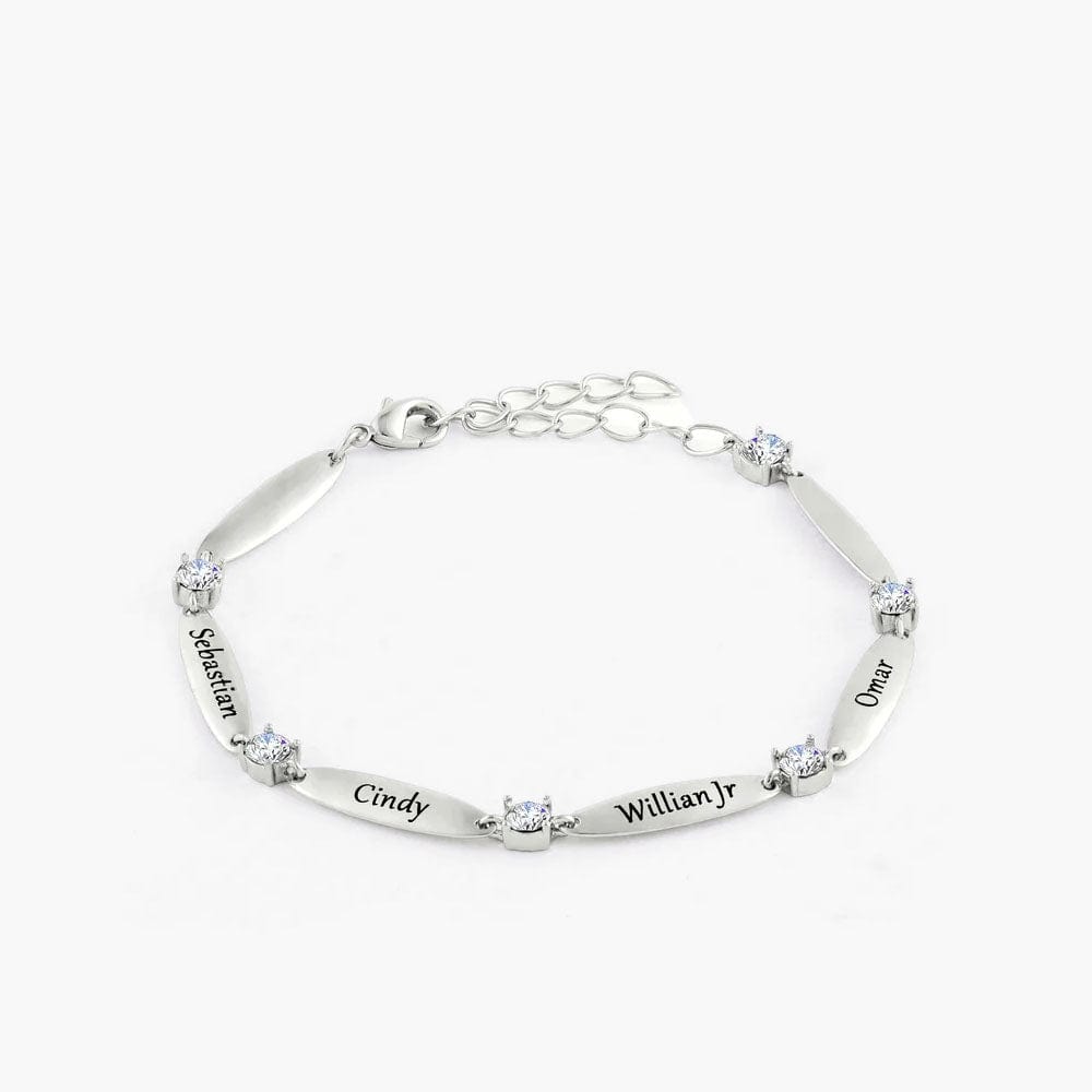 Bracelet d'Amitié Pour 6 Argent