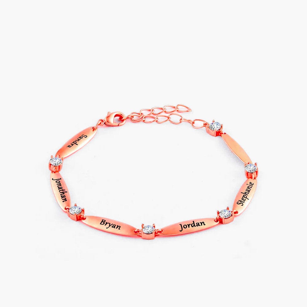 Bracelet d'Amitié Pour 6 Or Rose