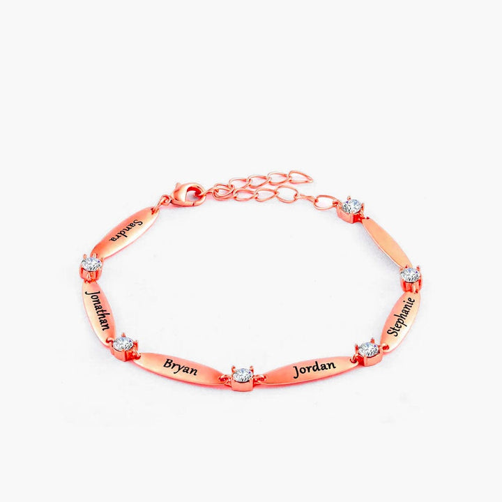 Bracelet d'Amitié Pour 6 Or Rose