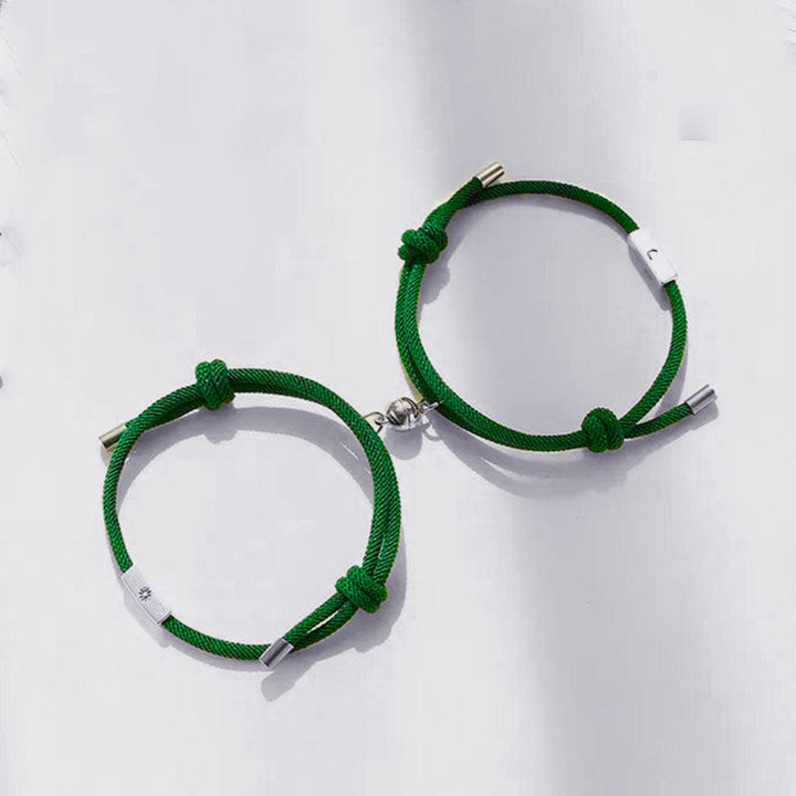Bracelet Duo Aimant Vert