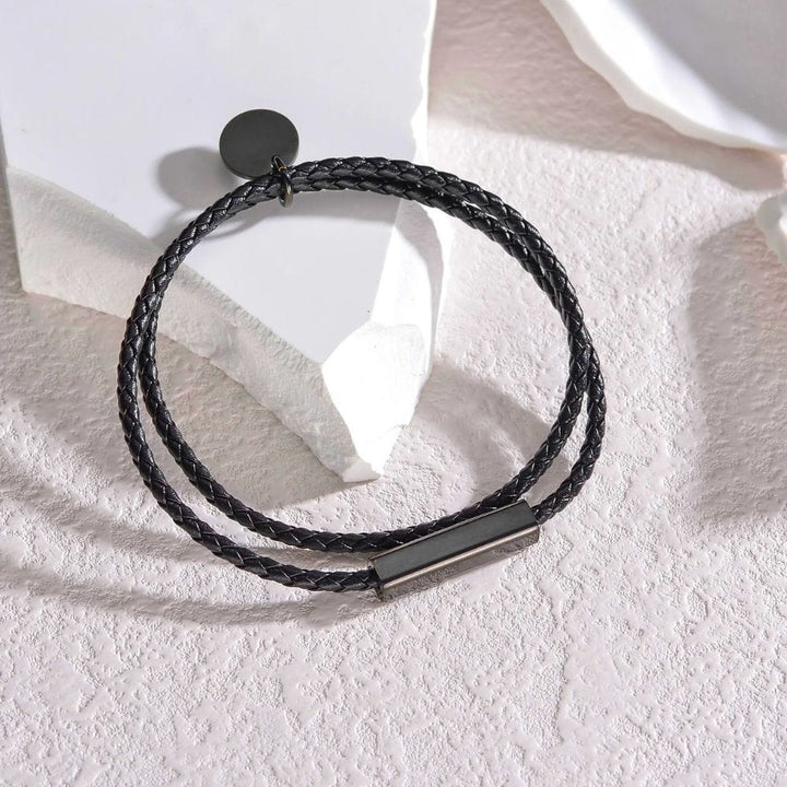 Bracelet Duo Amoureux Noir / Noir