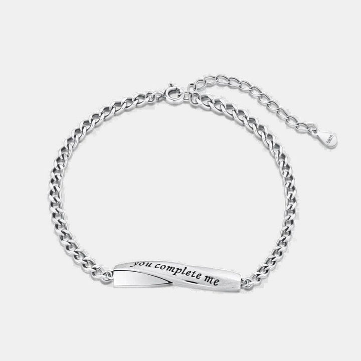 Bracelet En Commun Argent Argent / Lui