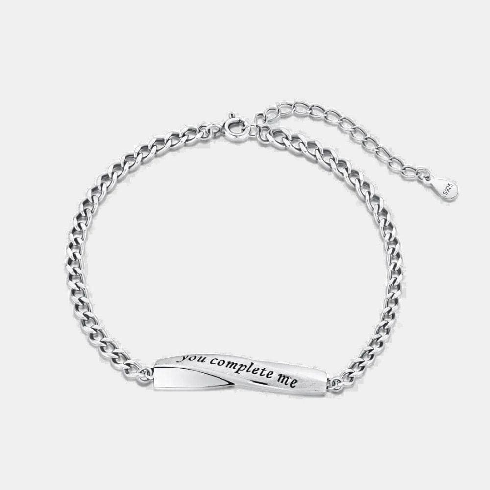 Bracelet En Commun Argent Argent / Lui