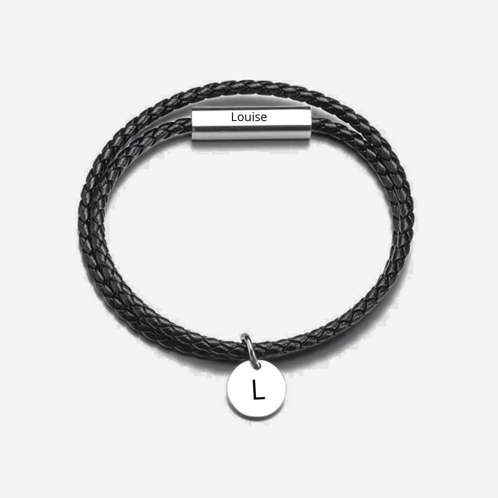 Bracelet En Commun Couple Personnalisé Argent