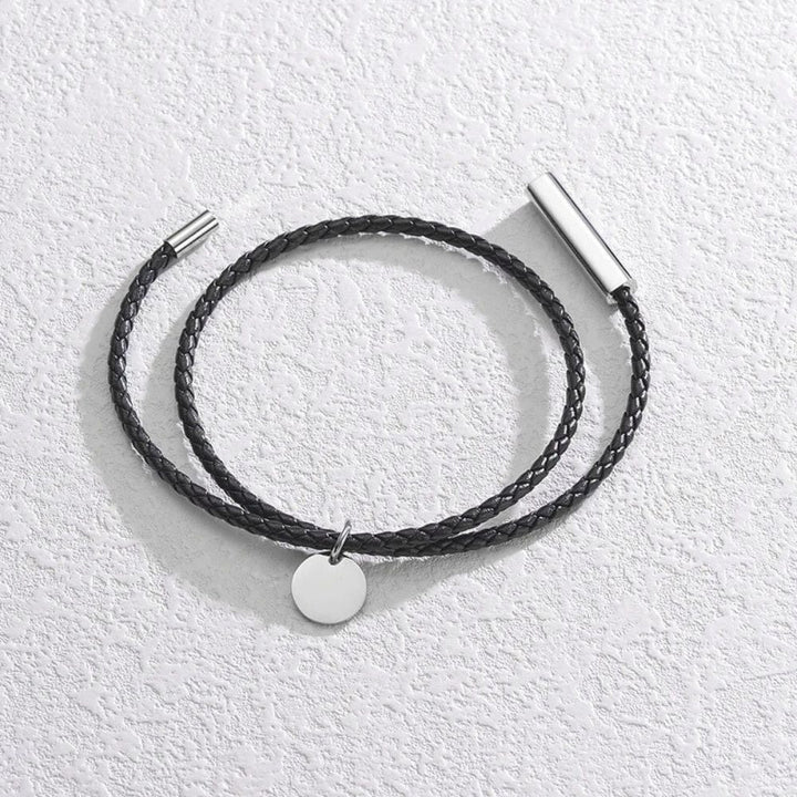 Bracelet En Commun Couple Personnalisé Argent