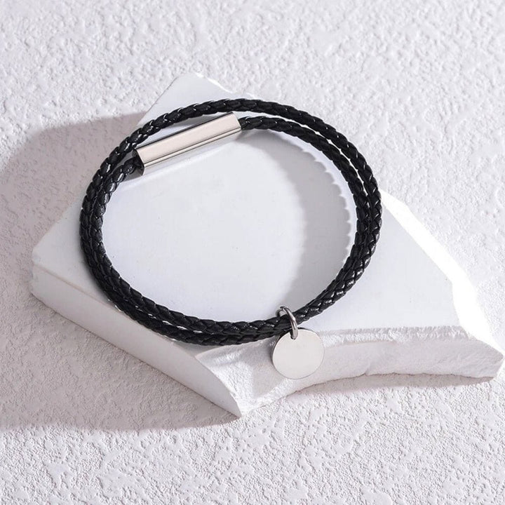 Bracelet En Commun Couple Personnalisé Argent
