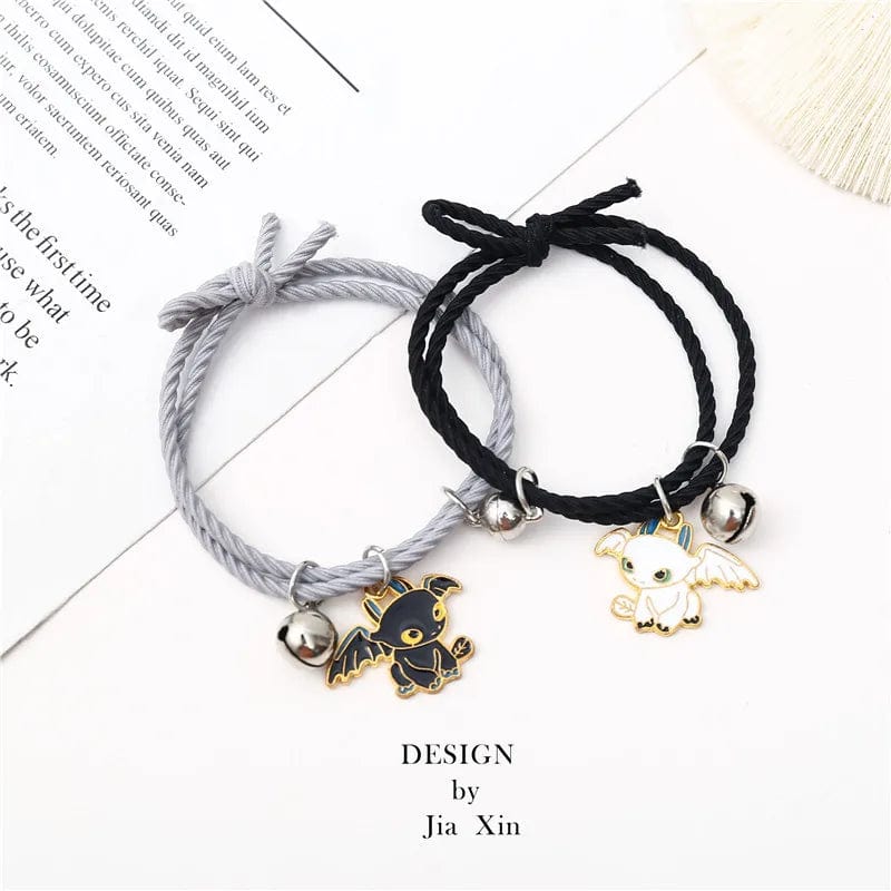 Bracelet En Commun Meilleure Amie Gris Noir