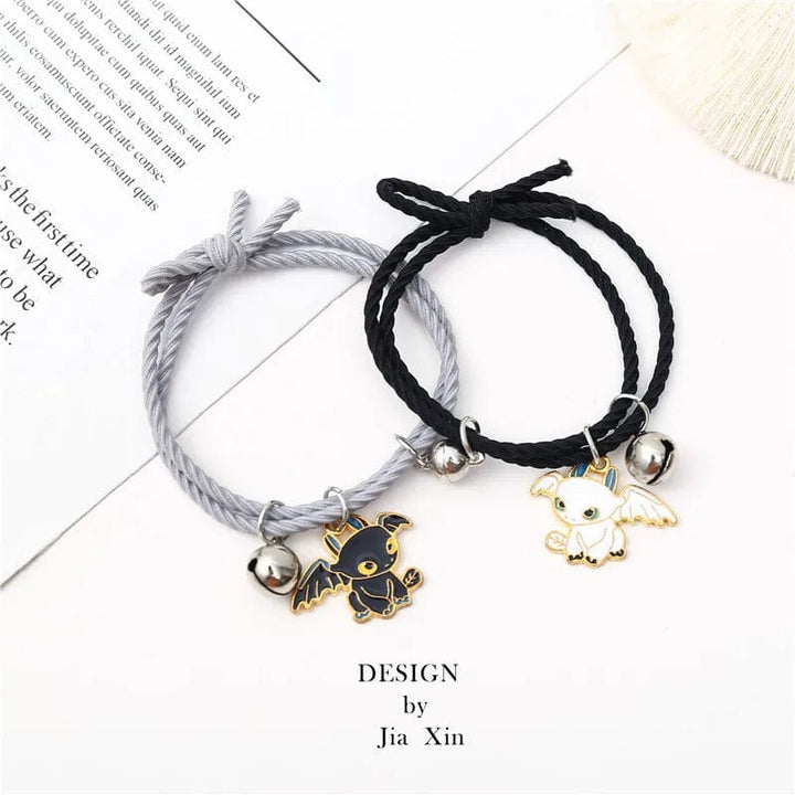 Bracelet En Commun Meilleure Amie Gris Noir