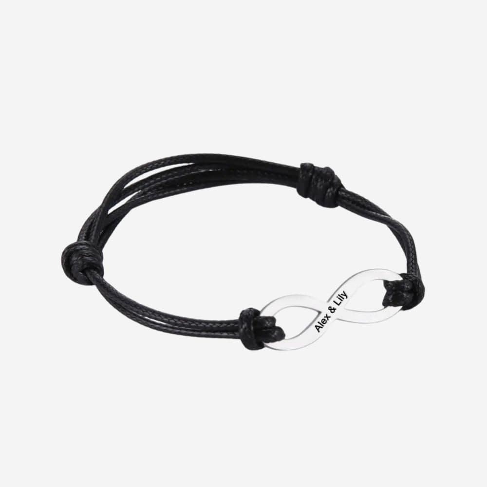 Bracelet en Commun Personnalisé Argent / Ajustable