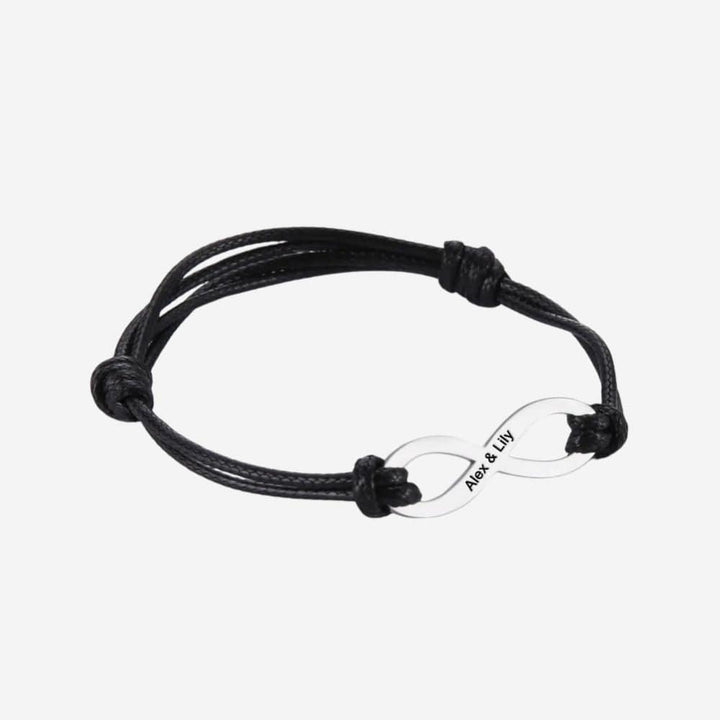 Bracelet en Commun Personnalisé Argent / Ajustable