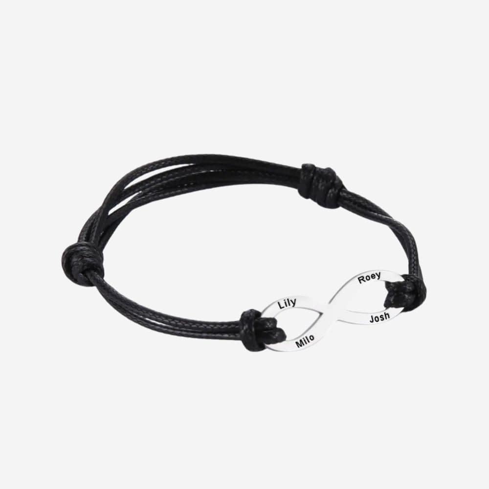 Bracelet en Commun Personnalisé Argent / Ajustable