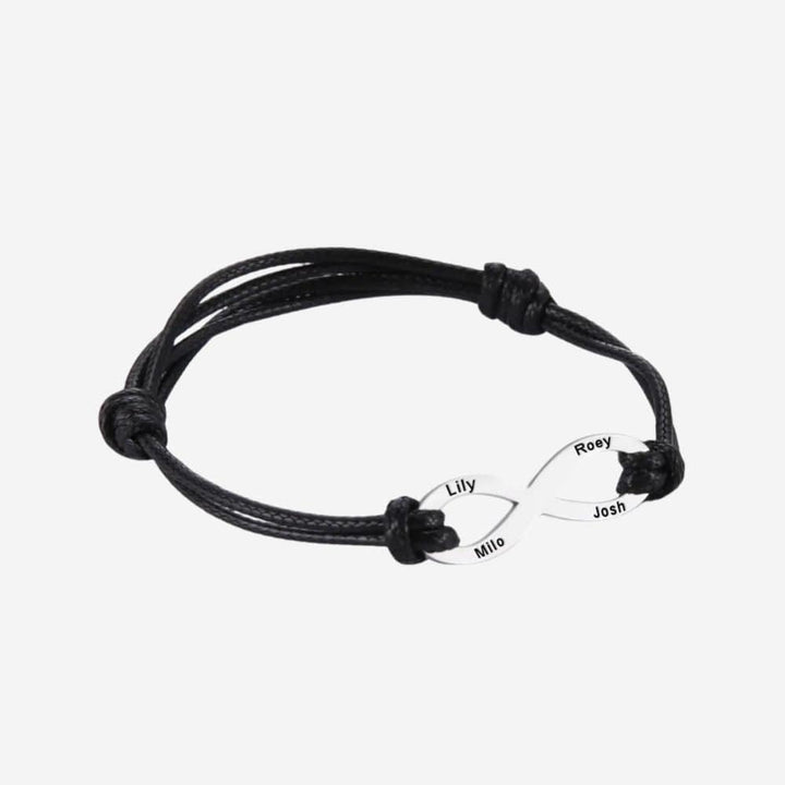 Bracelet en Commun Personnalisé Argent / Ajustable