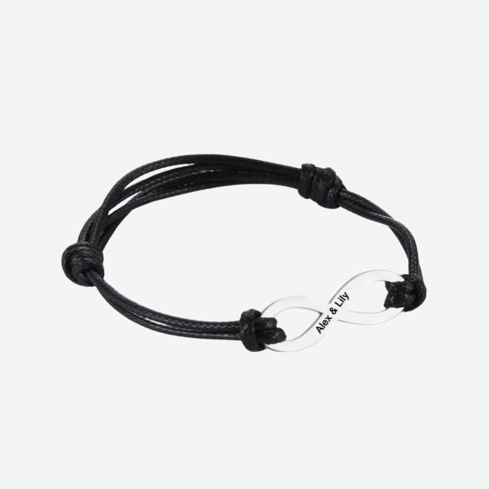 Bracelet en Commun Personnalisé Argent / Ajustable