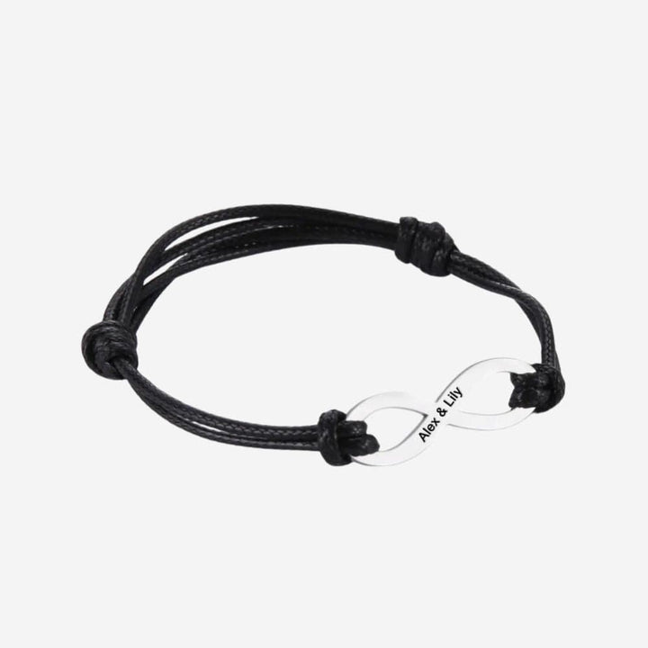 Bracelet en Commun Personnalisé Argent / Ajustable