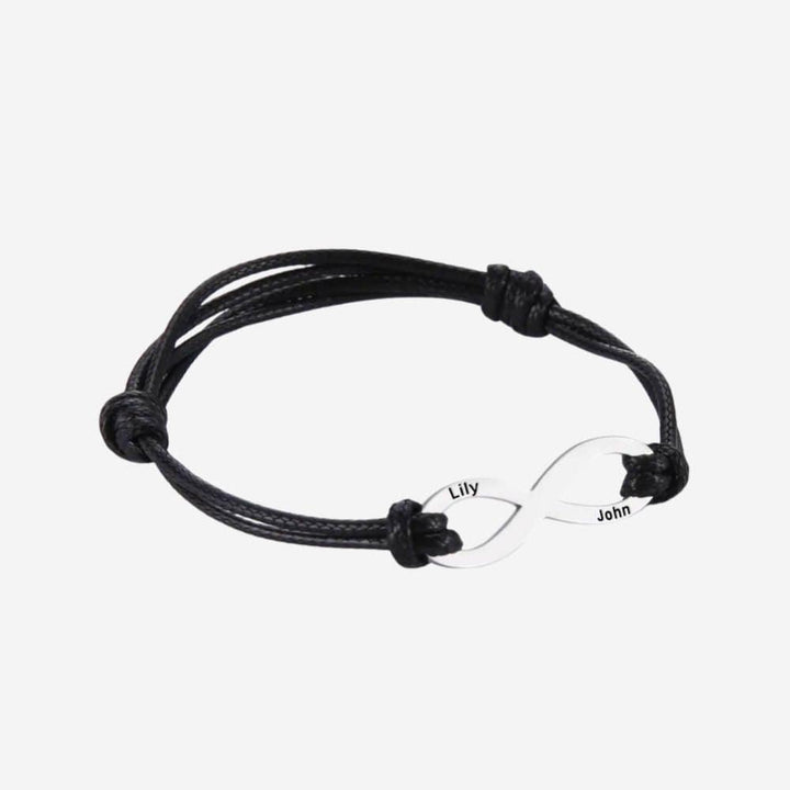 Bracelet en Commun Personnalisé Argent / Ajustable