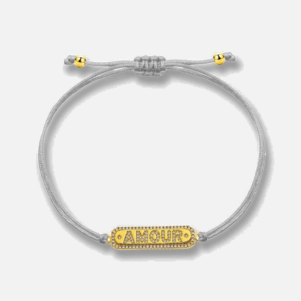 Bracelet Femme Amour Gris