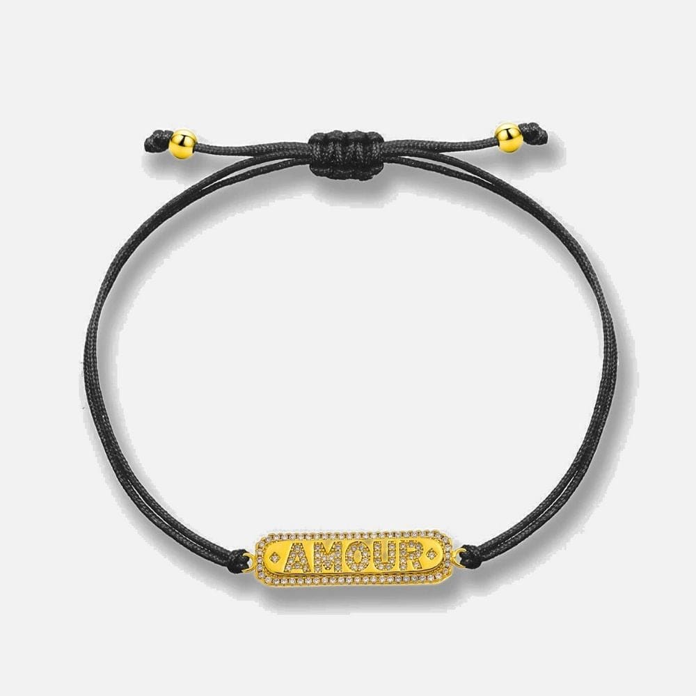 Bracelet Femme Amour Noir