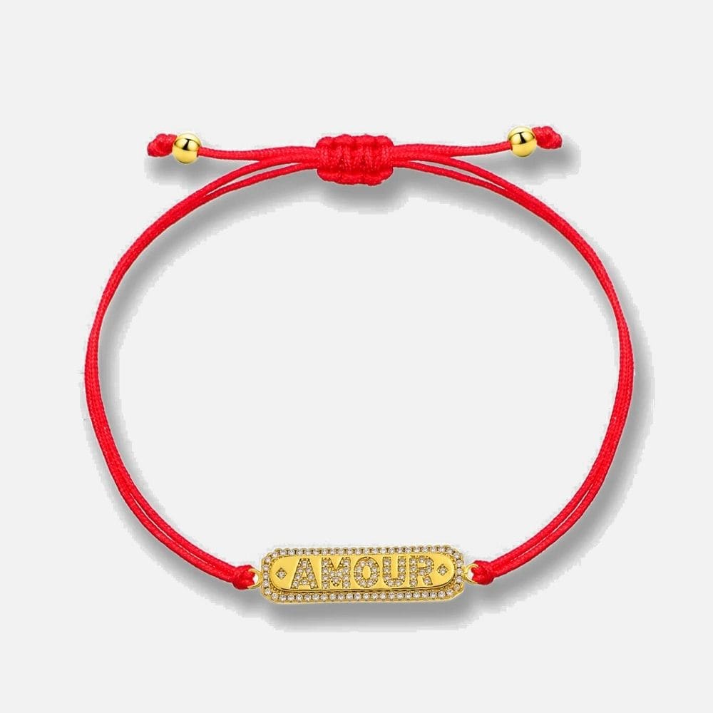 Bracelet Femme Amour Rouge