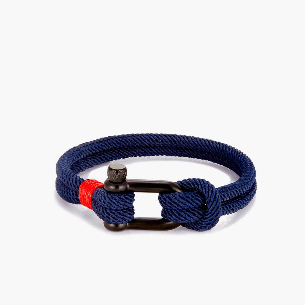 Bleu-Marine / 19cm / Noir Bracelet d'amitié