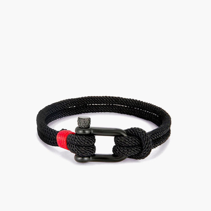 Bracelet Homme Amitié Noir / 19cm / Noir