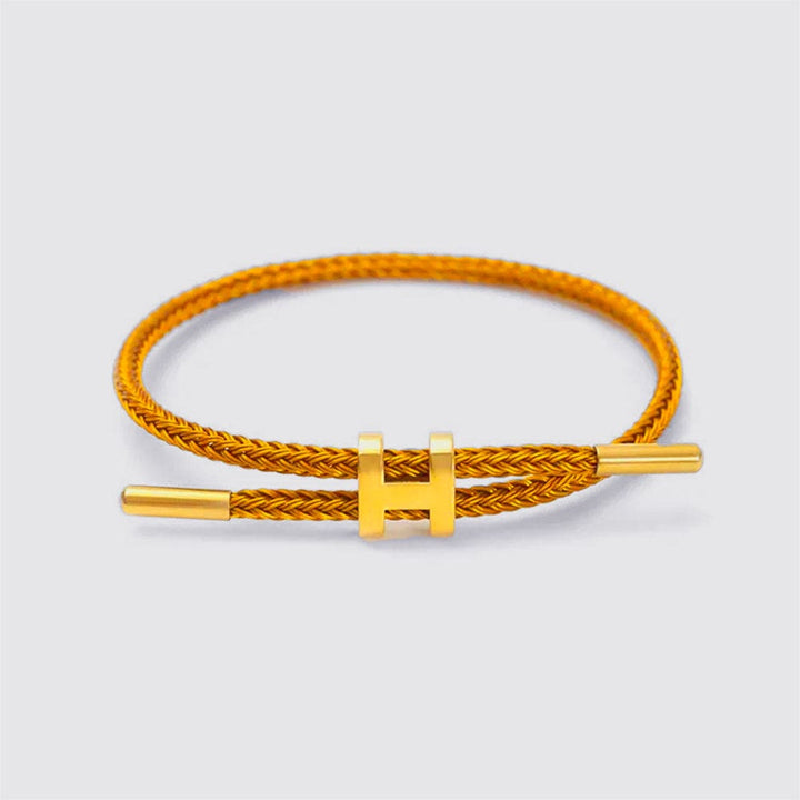 Jaune / Ajustable Bracelet Couple