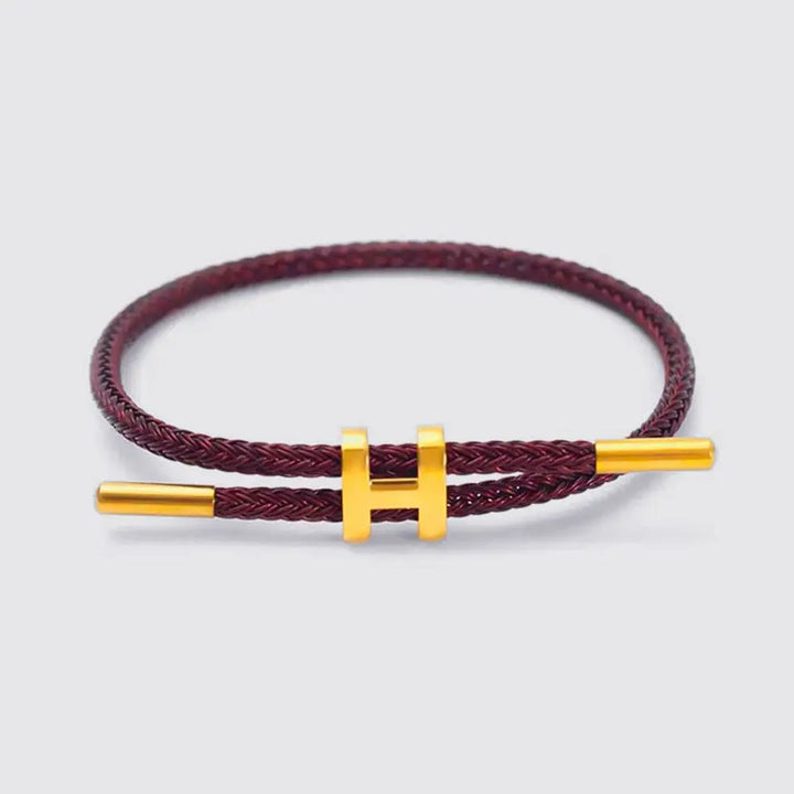 Bracelet Homme Femme Duo Marron / Ajustable