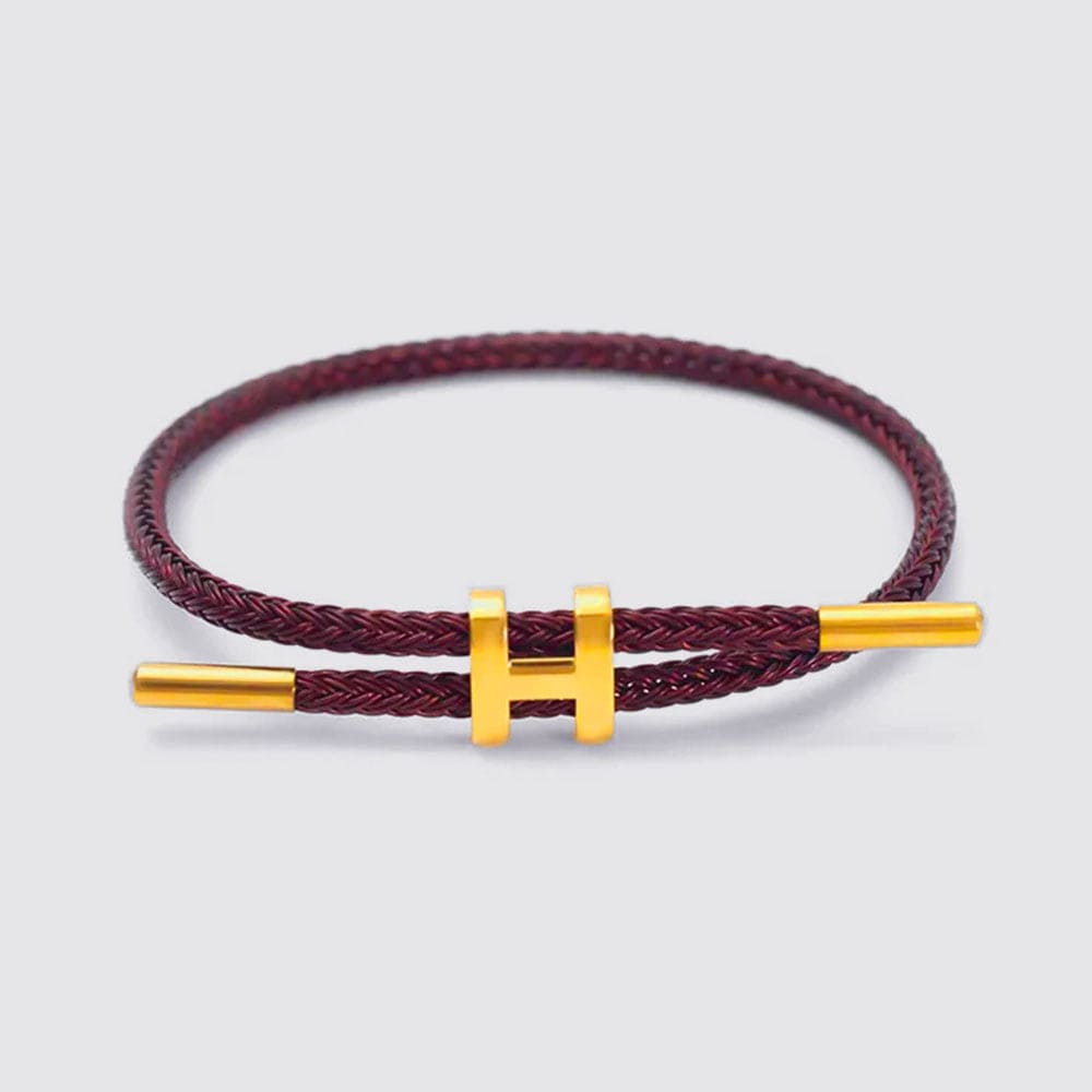 Marron / Ajustable Bracelet Couple