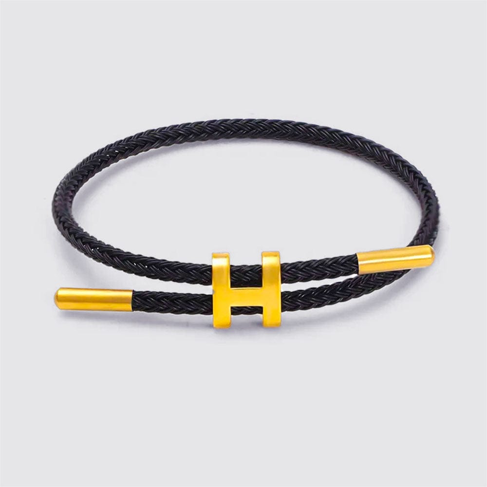 Noir / Ajustable Bracelet Couple