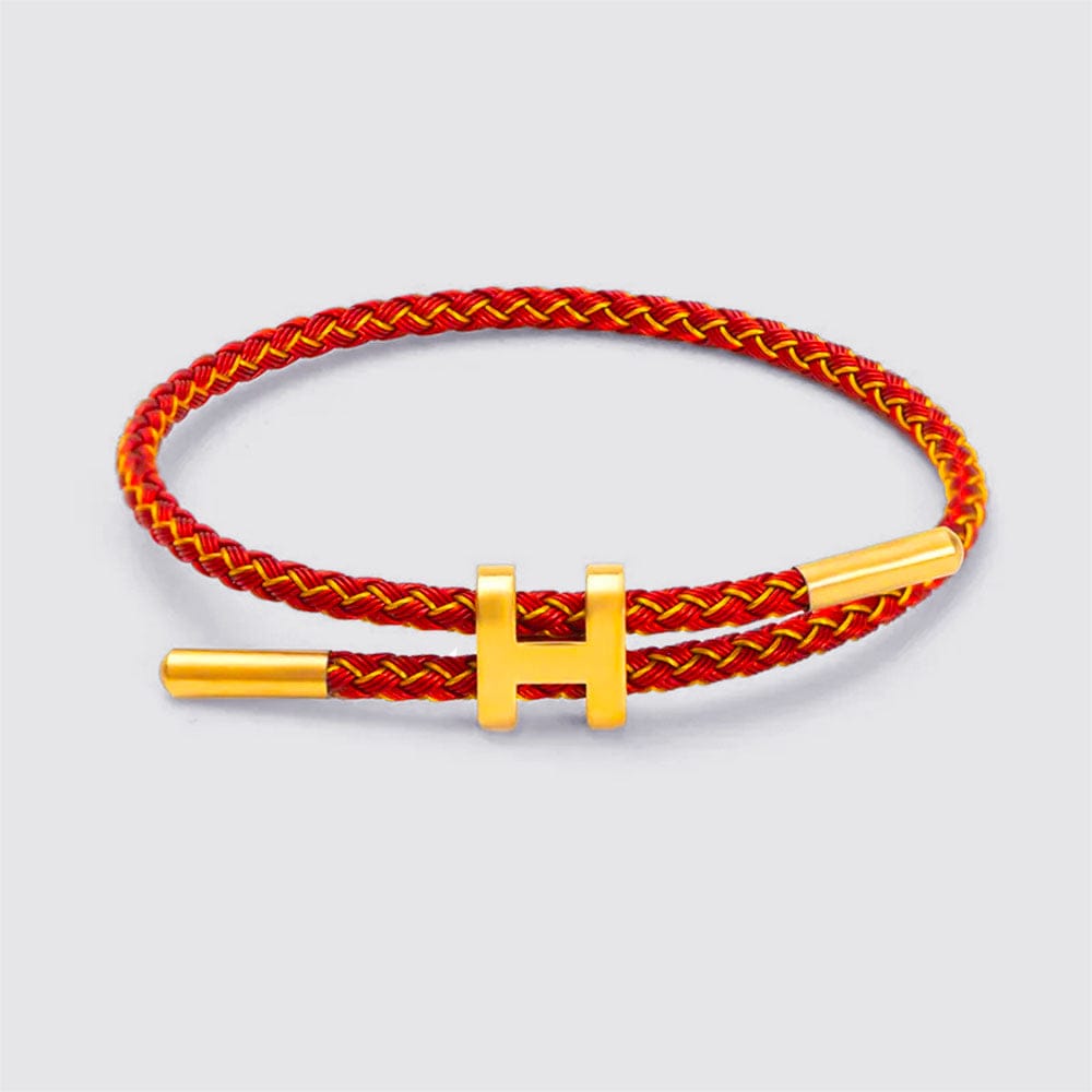 Orange / Ajustable Bracelet Couple