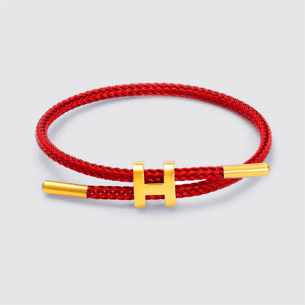 Rouge / Ajustable Bracelet Couple