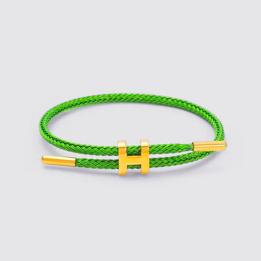 Bracelet Homme Femme Duo Vert / Ajustable