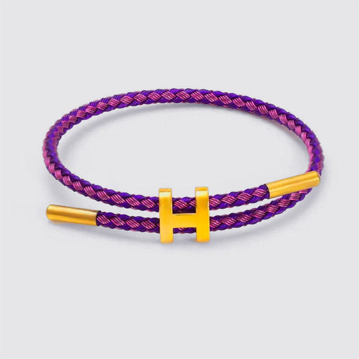 Violet / Ajustable Bracelet Couple