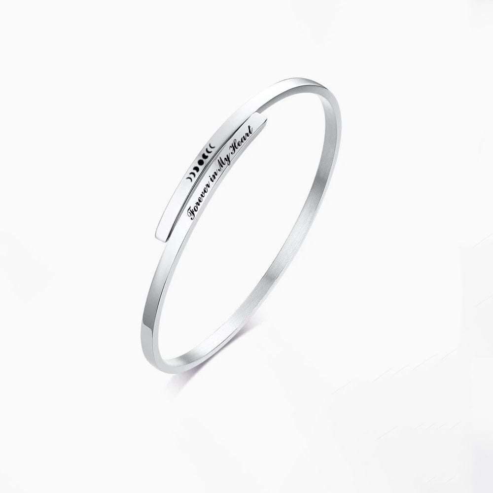 Bracelet Jonc à Graver Argent