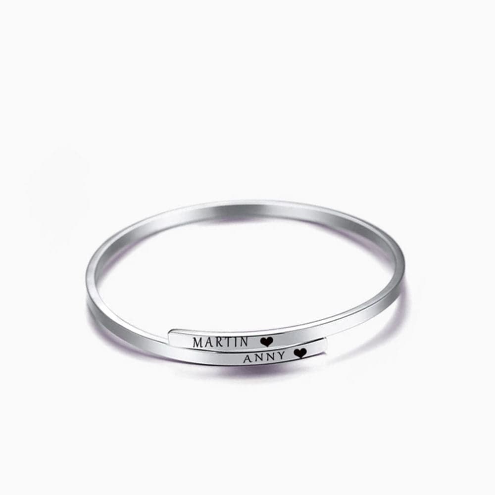 Bracelet Jonc à Graver Argent